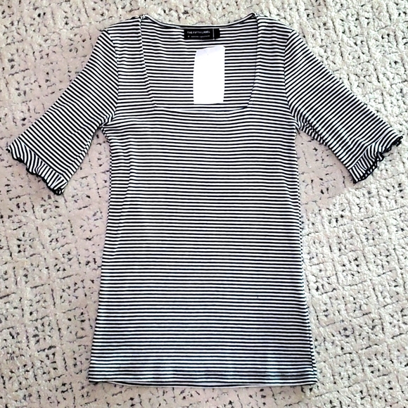 Anthropologie Fifth Label Portia Striped Top - Picture 5 of 5